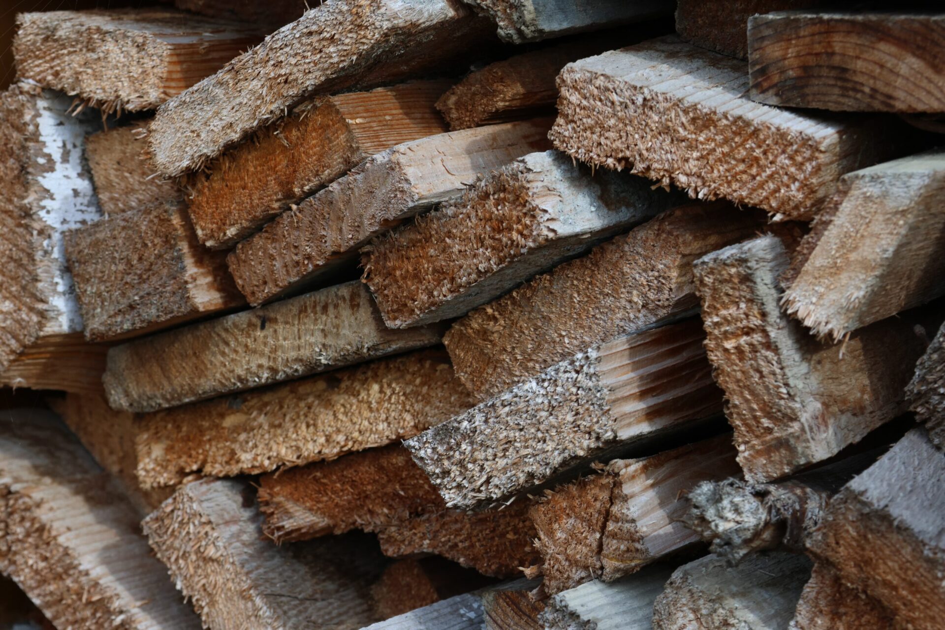 Hout opslag